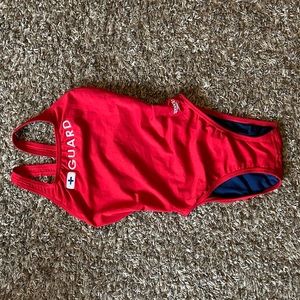 Life guard swim suit